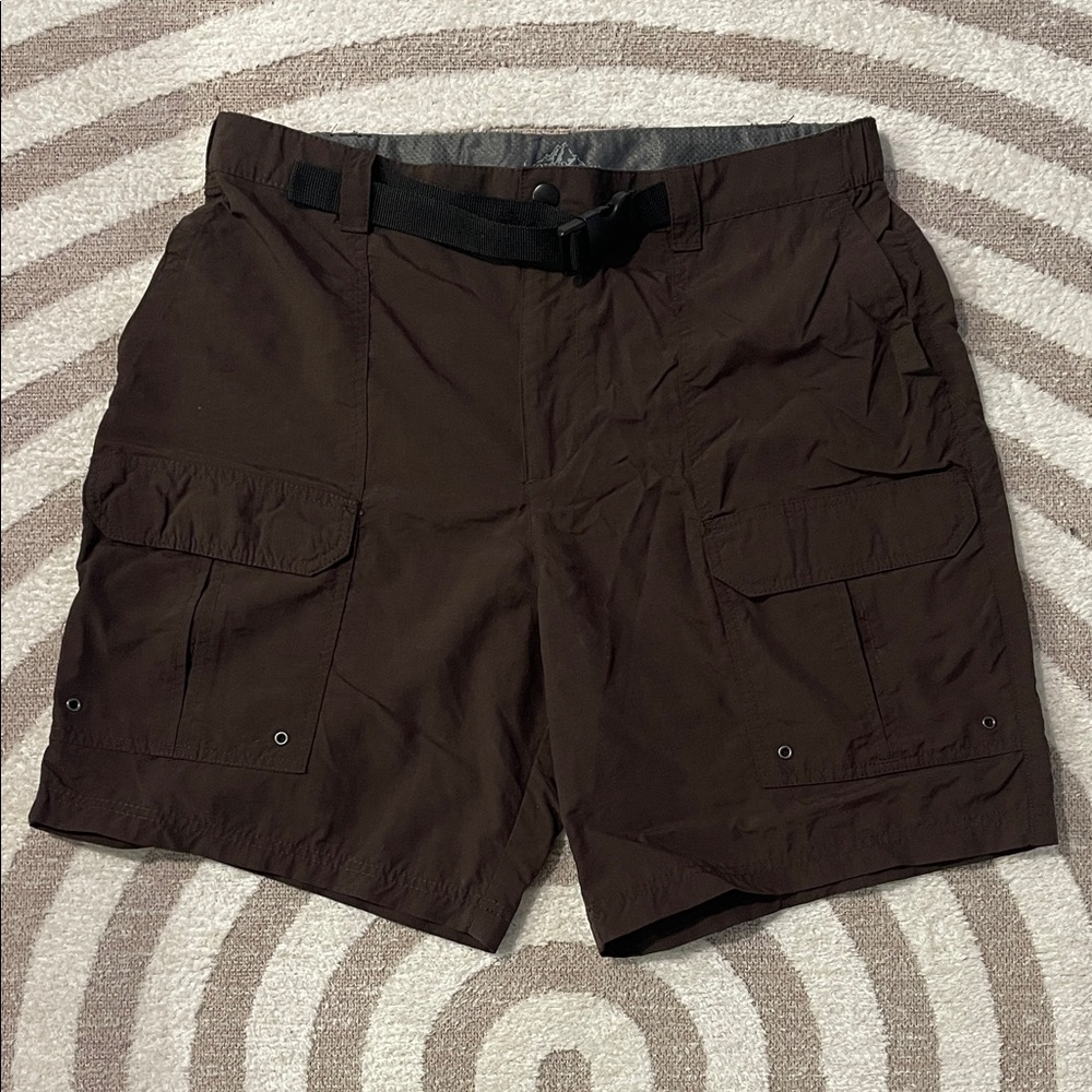 Men's Brown Cargo Shorts